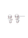 Japanese Akoya Saltwater Pearl Saltwater Pearl Earrings AAA Clean Surface Genuine Cultured Pearl Fine Jewelry