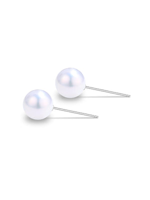 Freshwater Pearl 925 Silver Stud Earrings