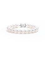 Genuine AAA Grade Natural Japanese Akoya Saltwater Pearl Bracelet High Mirror Luster Pearl Jewelry Gift for Women