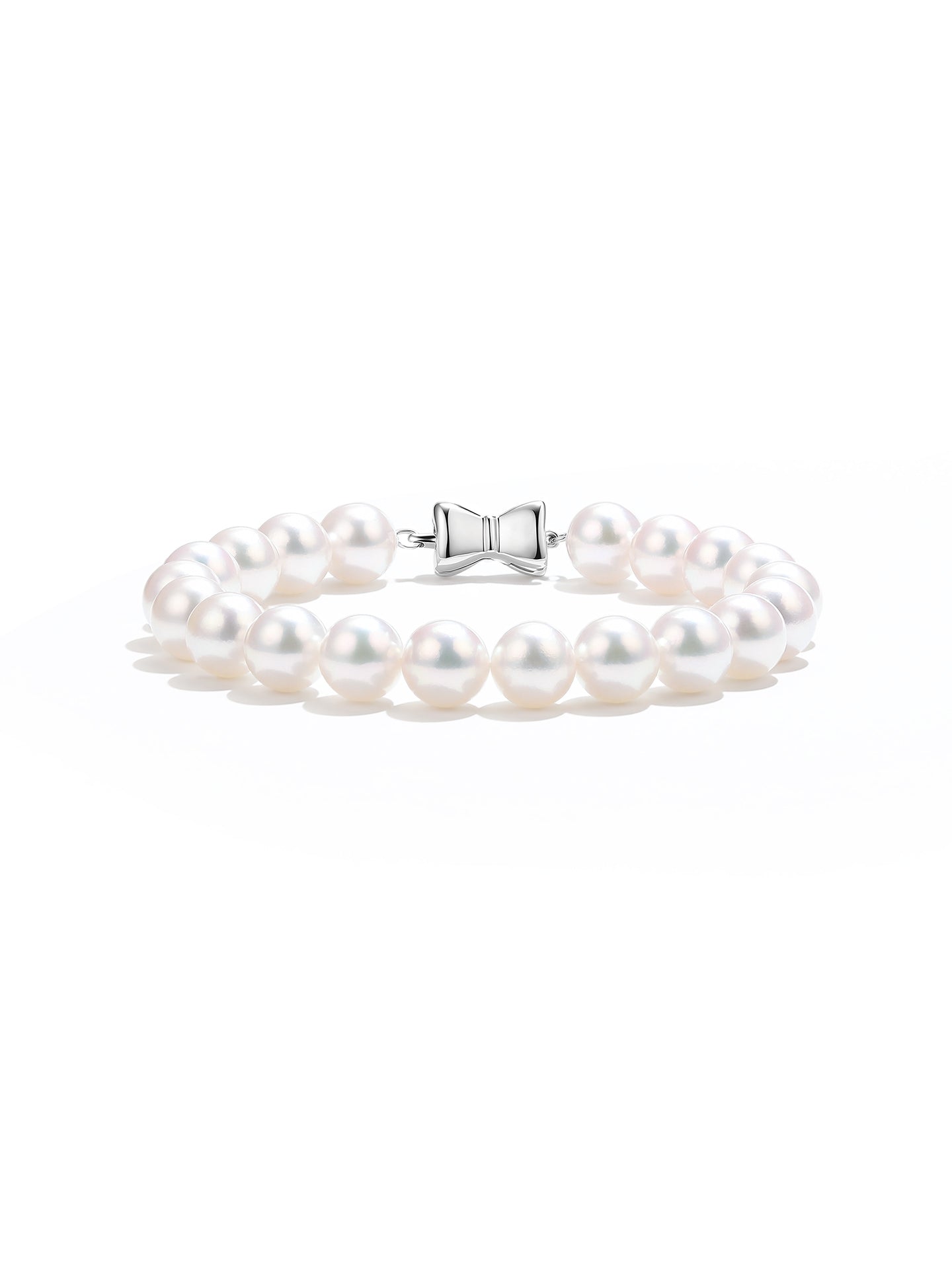 Genuine AAA Grade Natural Japanese Akoya Saltwater Pearl Bracelet High Mirror Luster Pearl Jewelry Gift for Women