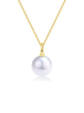 Natural Cultured Freshwater Pearl 18K Strand Necklace -Comes with an S925 silver chain