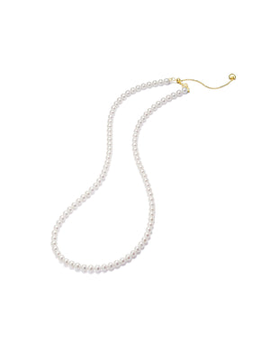 Freshwater Pearl 18K Strand Necklace