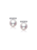 Japanese Akoya Saltwater Pearl Saltwater Pearl Earrings AAA Clean Surface Genuine Cultured Pearl Fine Jewelry