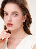 Mirror Luster Small Akoya Saltwater Pearl Earrings Hypoallergenic 18k Daily Wear Accessory