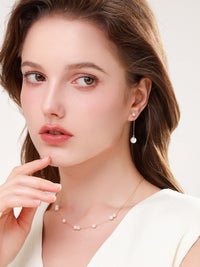 Mirror Luster Small Akoya Saltwater Pearl Earrings Hypoallergenic 18k Daily Wear Accessory