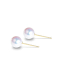 Classic 18K Gold Akoya Pearl Stud Earrings