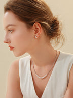 Japanese Akoya Saltwater Pearl Saltwater Pearl Earrings AAA Clean Surface Genuine Cultured Pearl Fine Jewelry