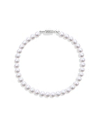 Freshwater Pearl and 925 Silver Beaded Necklace