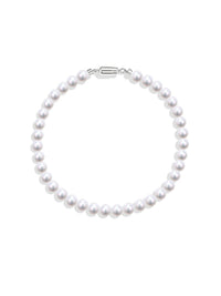 Freshwater Pearl and 925 Silver Beaded Necklace