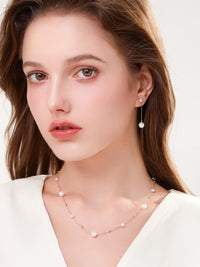 Mirror Luster Small Akoya Saltwater Pearl Earrings Hypoallergenic 18k Daily Wear Accessory