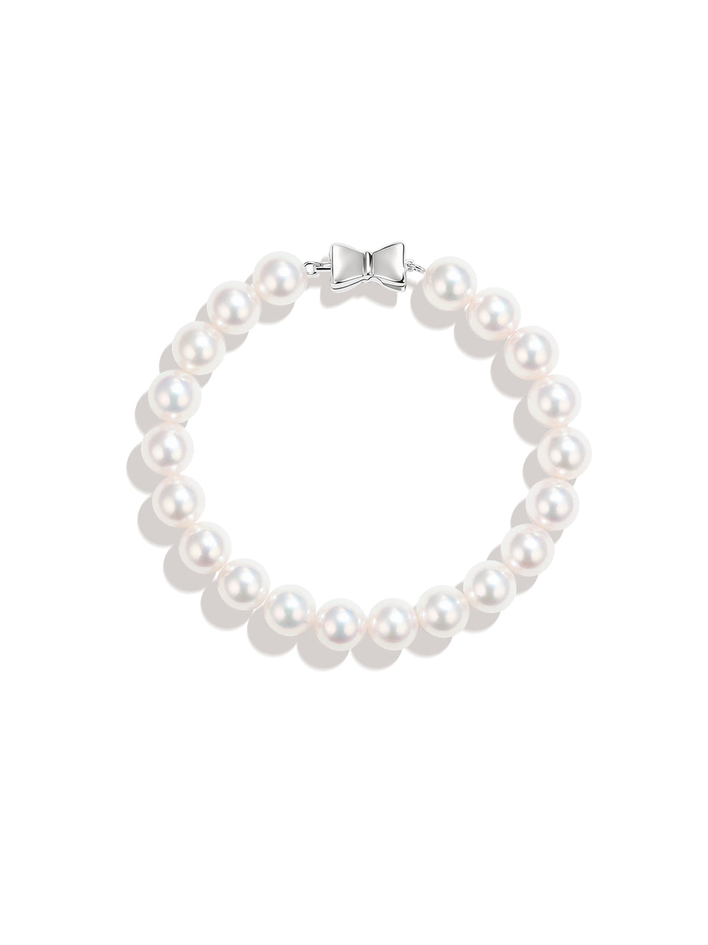 Genuine AAA Grade Natural Japanese Akoya Saltwater Pearl Bracelet High Mirror Luster Pearl Jewelry Gift for Women