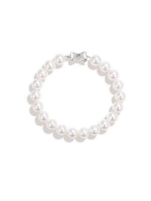 Genuine AAA Grade Natural Japanese Akoya Saltwater Pearl Bracelet High Mirror Luster Pearl Jewelry Gift for Women