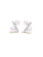 Japanese Akoya Saltwater Pearl Saltwater Pearl Earrings AAA Clean Surface Genuine Cultured Pearl Fine Jewelry
