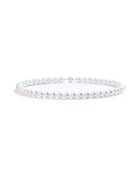 Natural Cultured Freshwater Pearl 18K Strand Necklace