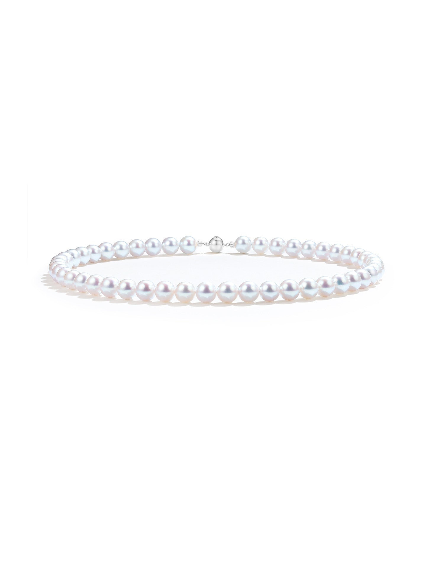 Natural Cultured Freshwater Pearl 18K Strand Necklace