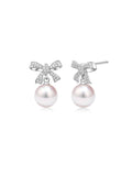 Japanese Akoya Saltwater Pearl Saltwater Pearl EarringsAAAClean Surface Genuine Cultured Pearl Fine Jewelry