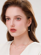 Japanese Akoya Saltwater Pearl Saltwater Pearl Earrings AAA Clean Surface Genuine Cultured Pearl Fine Jewelry