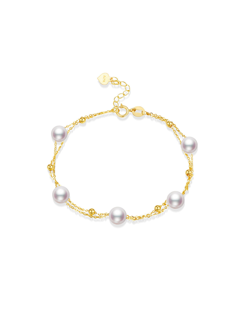 Mirror Luster Akoya Saltwater Pearl Bracelet  Elegant Office Lady Fine Jewelry